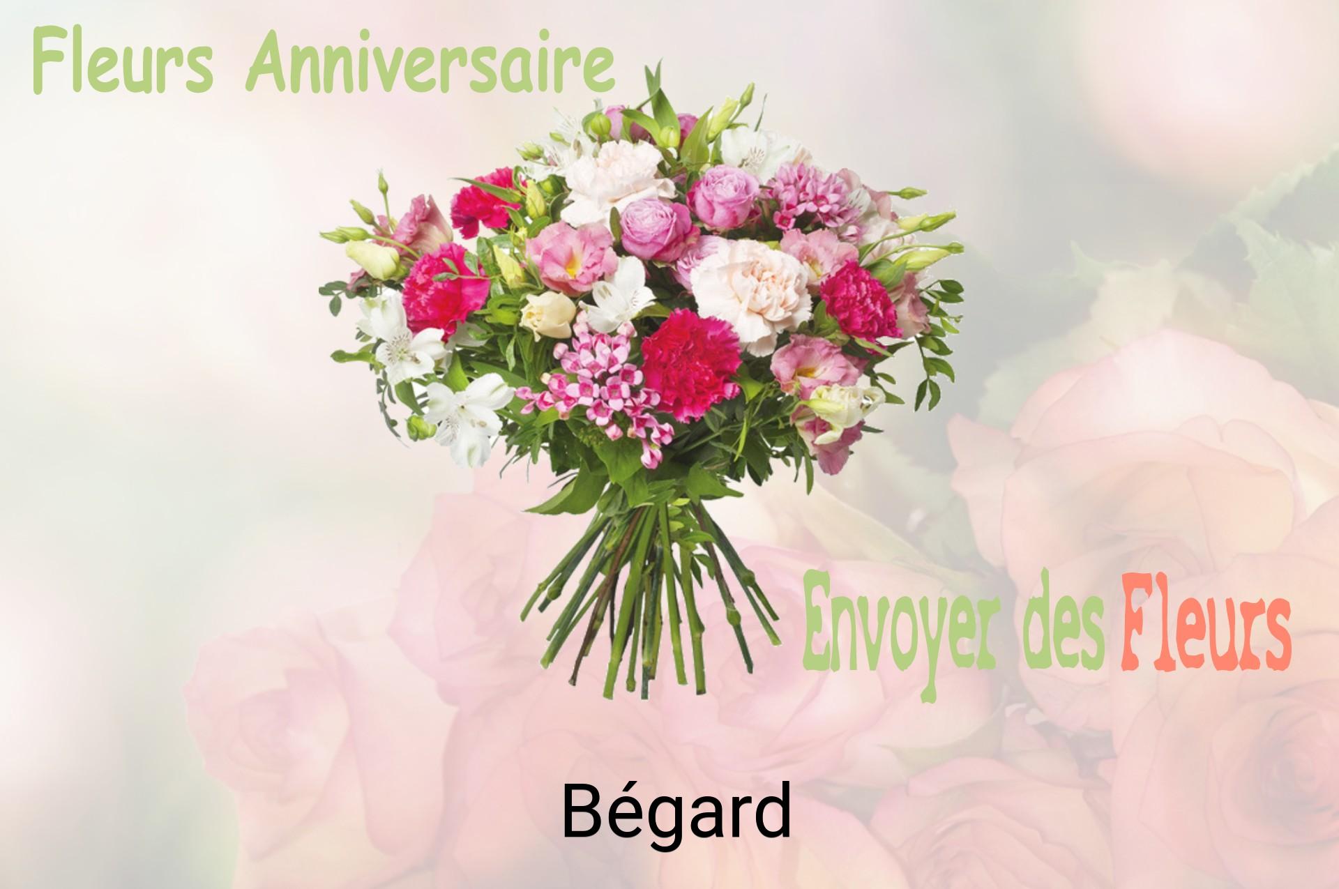 Bouquet de fleurs d’anniversaire livré à Bégard